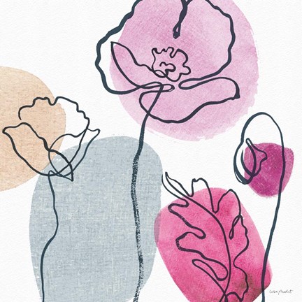 Framed Think Pink 02A Print