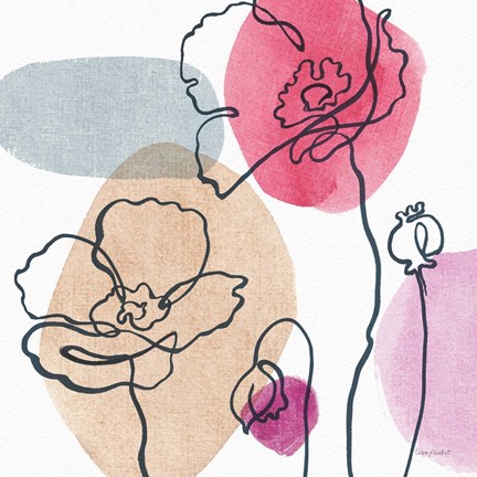 Framed Think Pink 03A Print