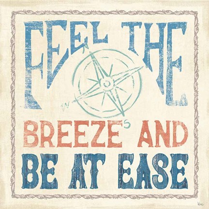 Framed Coastal Portrait IV Print