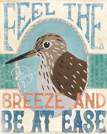 Framed Coastal Portrait II Print