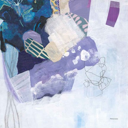 Framed Abstract Layers II Print