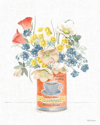 Framed Gardenscape II Print