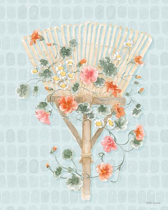 Framed Gardenscape XII Print