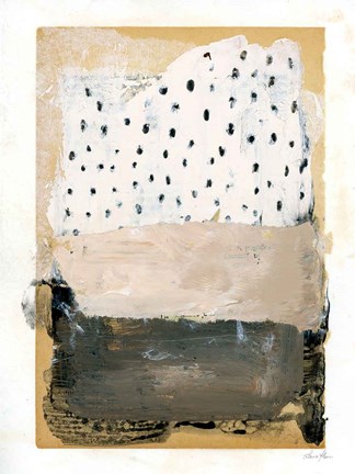 Framed Neutral Collage III Print