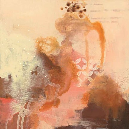 Framed Abstract Layers II Print