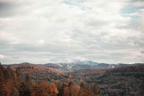 Framed Autumn Hills I Print