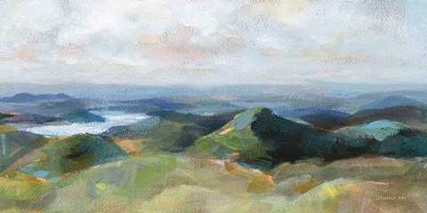 Framed Above the Lakes Print