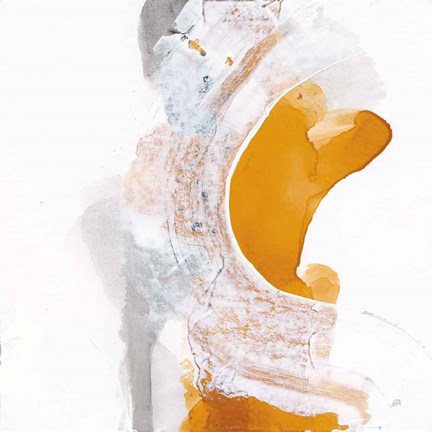 Framed Amber Wash I Print