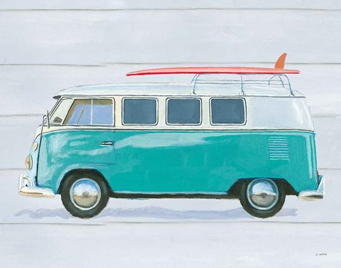 Framed Beach Ride X Print