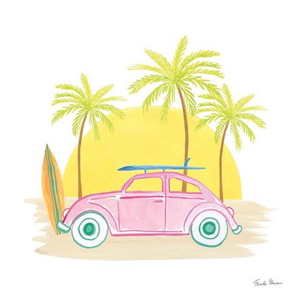 Framed Beach Cruiser II Print