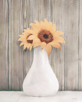 Framed Farmhouse Sunflowers Print