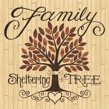 Framed Sheltering Tree Print