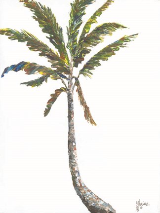 Framed Palm I Print
