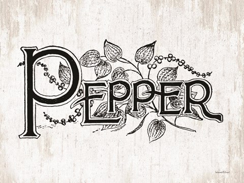 Framed Pepper Print