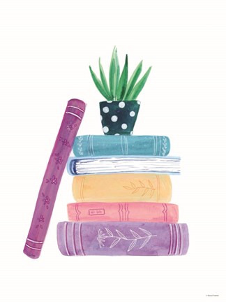 Framed Books Are My Weekend Print