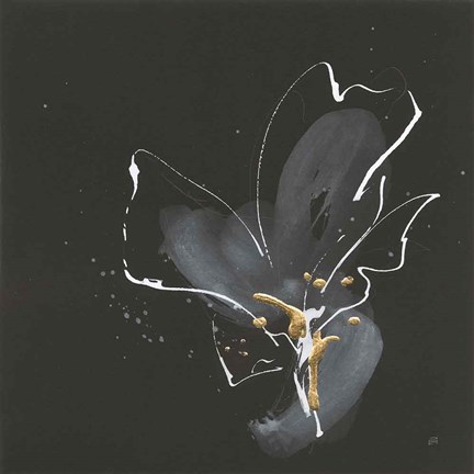 Framed Modern Flower II Print