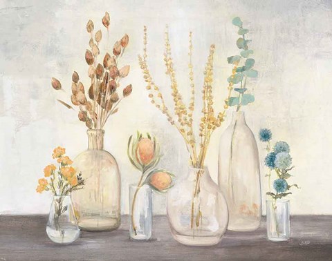 Framed Autumn Greenhouse I Neutral Print