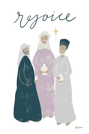 Framed Nativity III Print