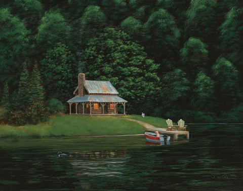 Framed Happy Place I Print