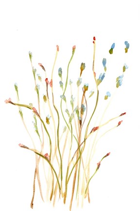 Framed Little Paint Brushes Print