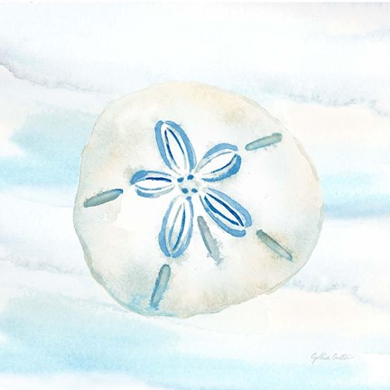 Framed Great Blue Sea XI Print