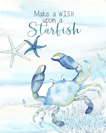 Framed Great Blue Sea XVIII Print