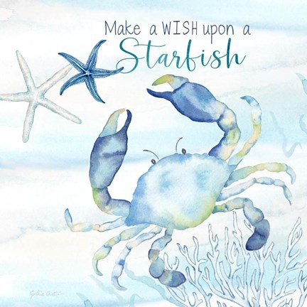 Framed Great Blue Sea XXII Print