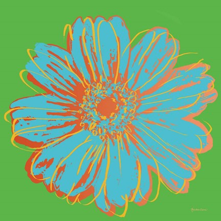 Framed Flower Pop Art II Print