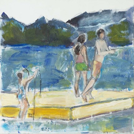 Framed Floating Dock Print