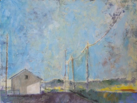 Framed Blue Skies Print