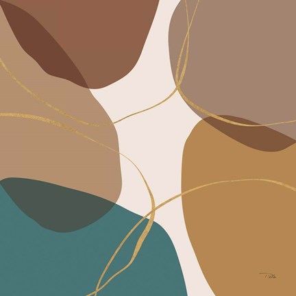 Framed Down to Earth earthy V Print