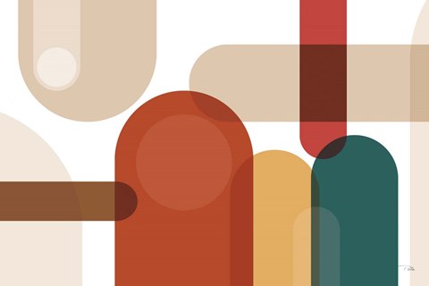 Framed Metro 67 spice Print