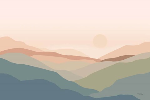 Framed Mountain High spice Print