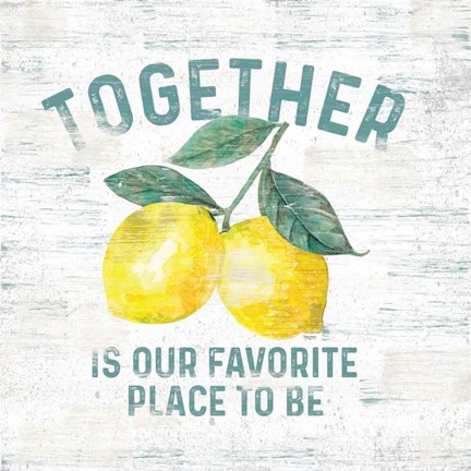 Framed Happy Thoughts V on White Print