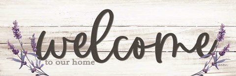 Framed Welcome to Our Home Print