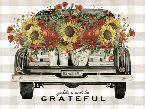 Framed Gather and Be Grateful Print