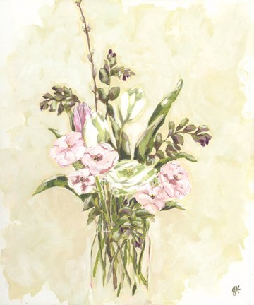 Framed Flower Farm Bouquet I Print