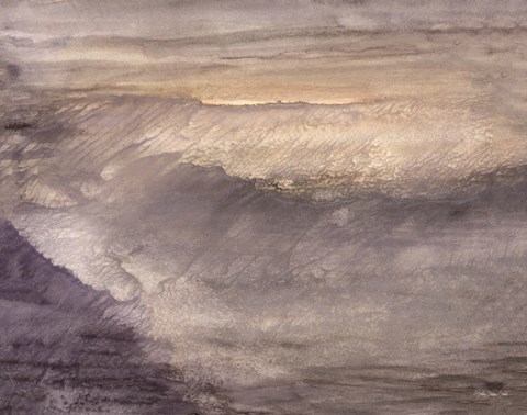 Framed Sunset Surf 1 Print