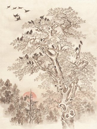 Framed Sumi Ink Study 2 Print