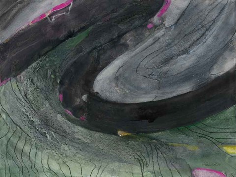 Framed Zig Zag II Print