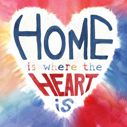 Framed Rainbow Love II Print