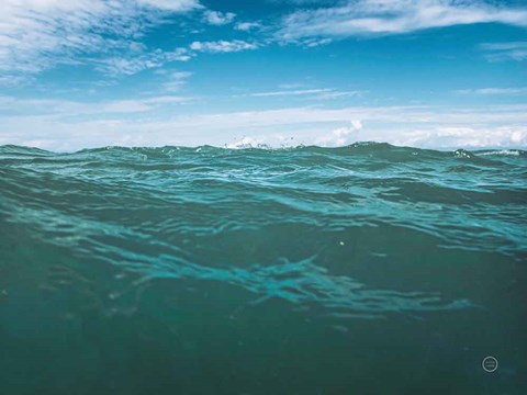 Framed Dominican Oceans I Print