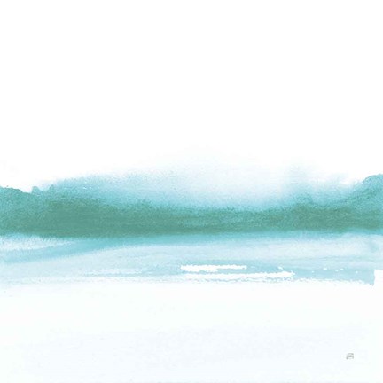 Framed Empowering Mint I Bright Print