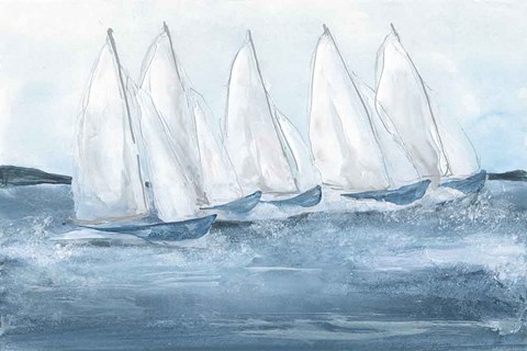 Framed Group Sail II Print