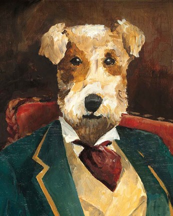 Framed Edgar Allen Paw Crop Print