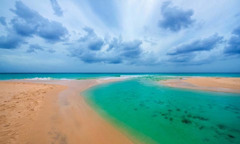 Framed Emerald Seas Print