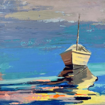 Framed Blue Bay Print