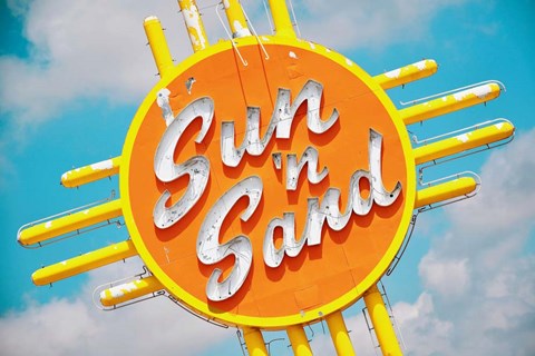 Framed Sun n Sand  No. 2 Print