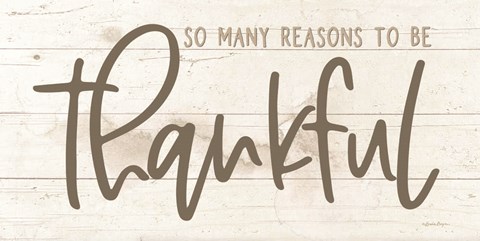 Framed So Many Reasons to be Thankful Print