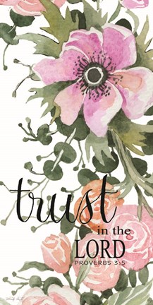 Framed Trust in the Lord Print